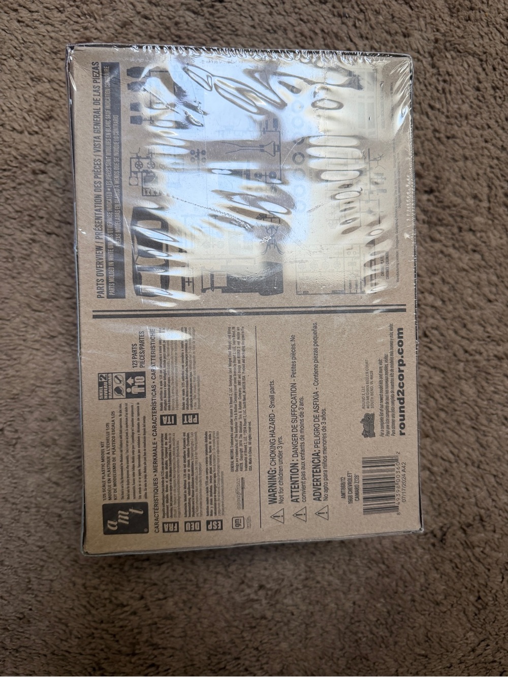 Chevrolet Camaro Z/28 Red Model Kit Box - Picture 2 of 3